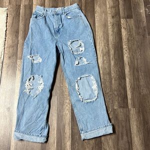BDG urban outfitters high waisted, wide leg dad jeans